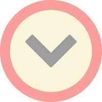 Chevron Arrow Down Vector Icon Design