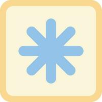 Asterisk Vector Icon Design