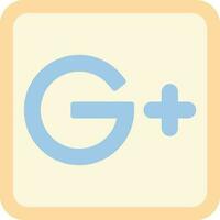 Google Plus Vector Icon Design