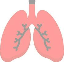 diseño de icono de vector de pulmones