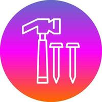 Hammer Vector Icon Design