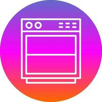 Dishwasher Vector Icon Design