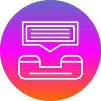 Help line Vector Icon Design