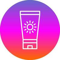 Sun block Vector Icon Design