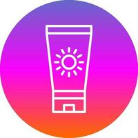 Sun block Vector Icon Design