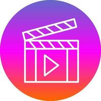 diseño de icono de vector de vídeo