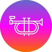 Trumpet Vector Icon Design