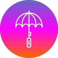 Umbrella Vector Icon Design