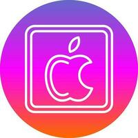 Apple Logo Vector Icon Design