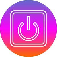 Power Button Off Vector Icon Design