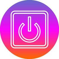 Power Button Off Vector Icon Design