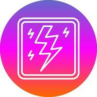 Lightning Bolt Vector Icon Design