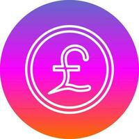 Pound Vector Icon Design