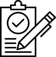 Contract Vector Icon Design