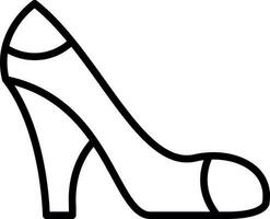 Woman shoes Vector Icon Design