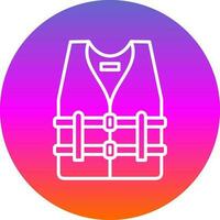 Life vest Vector Icon Design