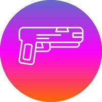 diseño de icono de vector de pistola