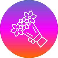 Bouquet Vector Icon Design