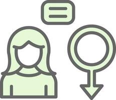 Gender equality Vector Icon Design