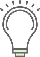 Light Bulb Vector Icon Design