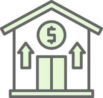 House Value Vector Icon Design