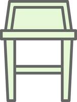 Bar Stool Vector Icon Design