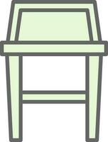 Bar Stool Vector Icon Design