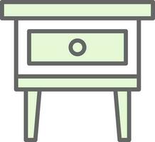 Night Stand Vector Icon Design