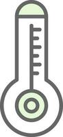 Thermometer Vector Icon Design