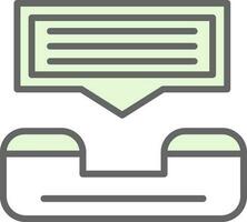 Help line Vector Icon Design
