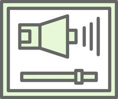 Loud speaker Vector Icon Design