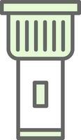 Torch Vector Icon Design