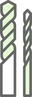 Drill tip Vector Icon Design