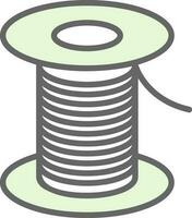 Wire roll Vector Icon Design