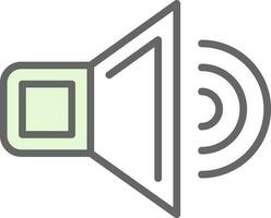 Speaker Vector Icon Design