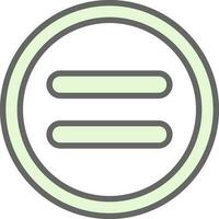 Equal Vector Icon Design