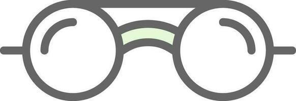 Eyeglasses Vector Icon Design
