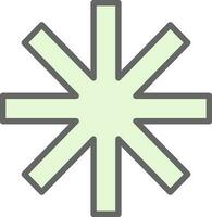 Asterisk Vector Icon Design