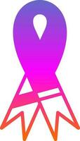 Purple ribbon Vector Icon Design