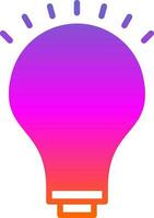 Light Bulb Vector Icon Design