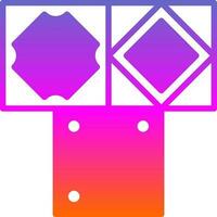 Multi Tiles Vector Icon Design