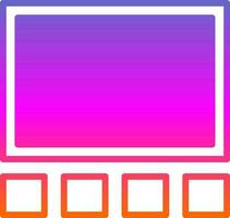 Video player Vector Icon Design
