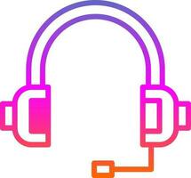 Headset Vector Icon Design