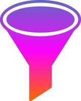 Funnel Vector Icon Design