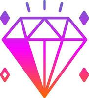 diseño de icono de vector de diamante