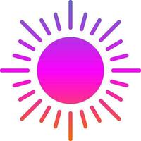 Sun Vector Icon Design