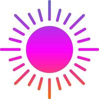 Sun Vector Icon Design