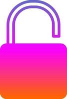 Padlock Unlock Vector Icon Design