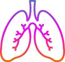 diseño de icono de vector de pulmones