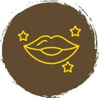 Lips Vector Icon Design